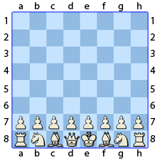 Chess Image 1: The white pieces