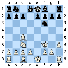 Chess Image 16: The Queen takes the Bishop of the Other Queen
