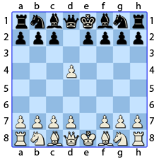 Chess Image 6: His King's Pawn takes the Lady's Pawn